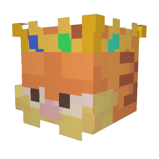 TippyMite3 Minecraft avatar head, 3D render