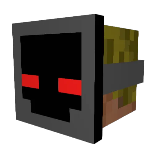 Tipsy_Tom Minecraft avatar head, 3D render