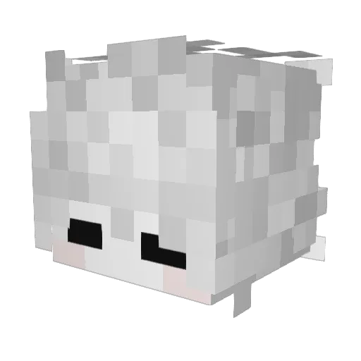 Tique865 Minecraft avatar head, 3D render