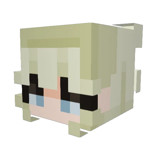 TireSwingg Minecraft avatar head, 3D render