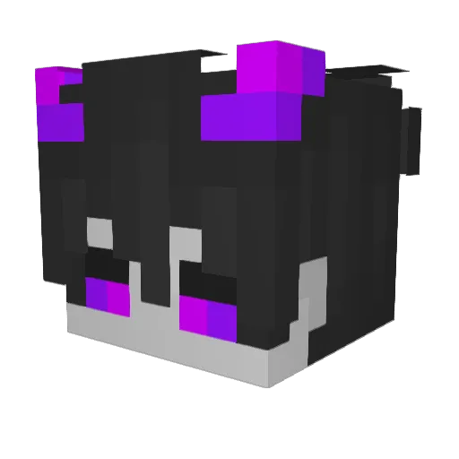 TiredFlame Minecraft avatar head, 3D render