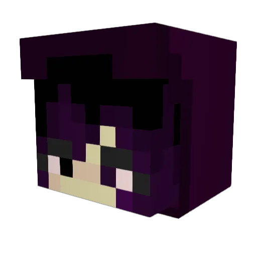 TiredMxrie Minecraft avatar head, 3D render