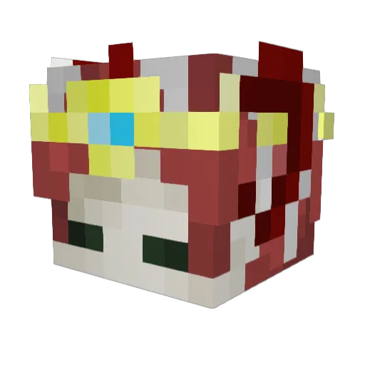 Tired_Thing Minecraft avatar head, 3D render