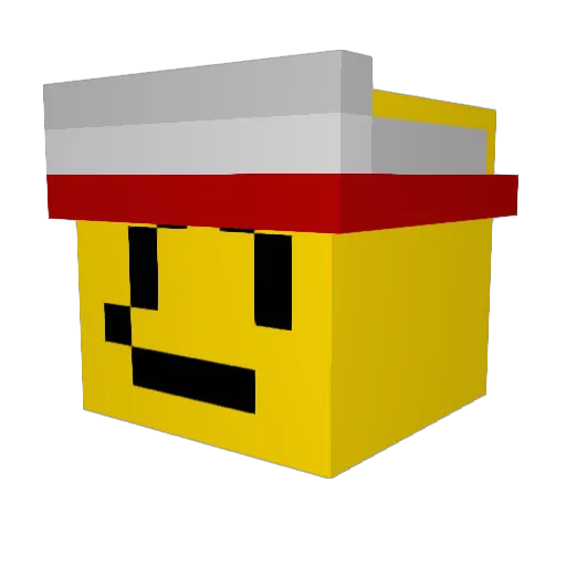 TirelessJimbo Minecraft avatar head, 3D render
