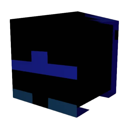 Tiri37 Minecraft avatar head, 3D render