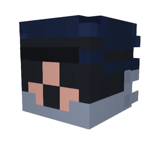 TirncampyMH Minecraft avatar head, 3D render