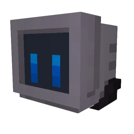 Tiro400 Minecraft avatar head, 3D render