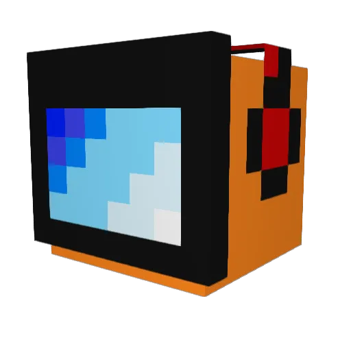 TirraKira Minecraft avatar head, 3D render