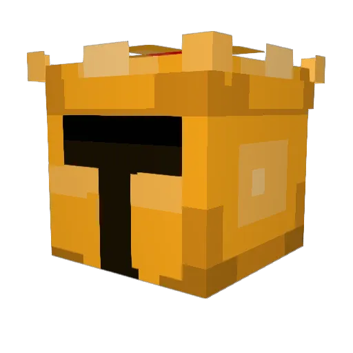 TisForTeddy Minecraft avatar head, 3D render