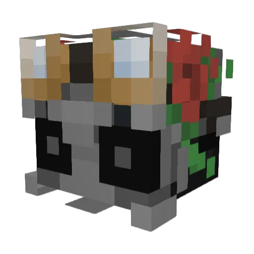 TisHoodie Minecraft avatar head, 3D render