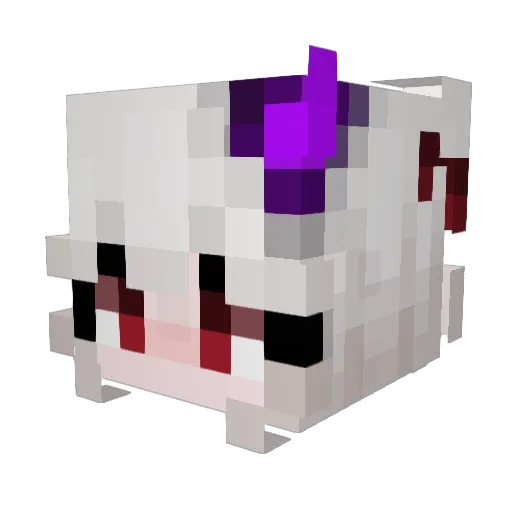 Tisciane Minecraft avatar head, 3D render