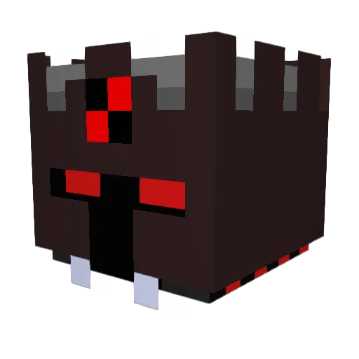 Tish9 Minecraft avatar head, 3D render