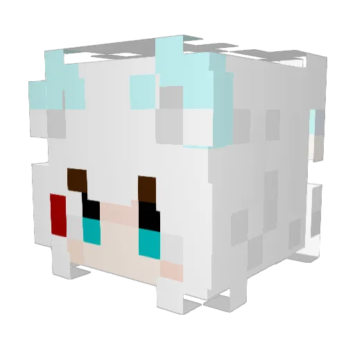 TisoTSR Minecraft avatar head, 3D render
