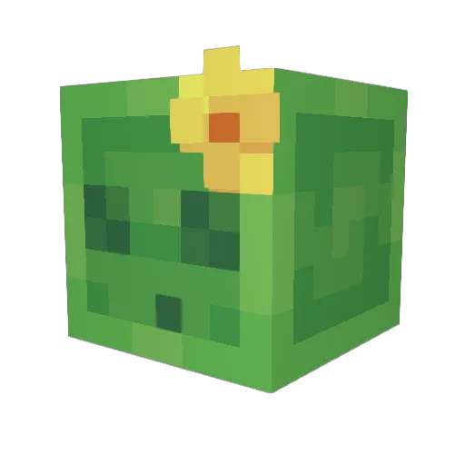 Tissmys Minecraft avatar head, 3D render