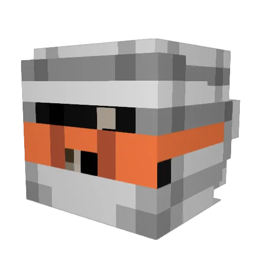 Tista_76 Minecraft avatar head, 3D render