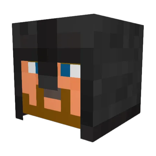 TitHydroman Minecraft avatar head, 3D render