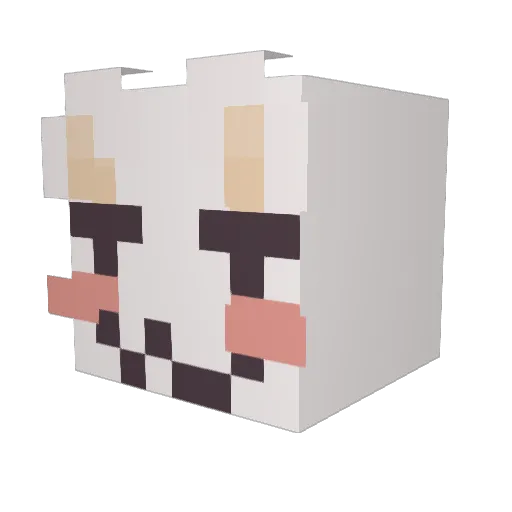 TitNectar Minecraft avatar head, 3D render