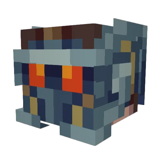 Titan146 Minecraft avatar head, 3D render