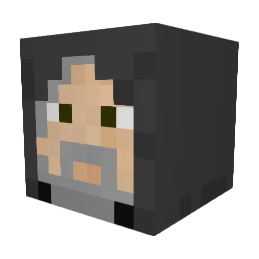 Titan2285 Minecraft avatar head, 3D render