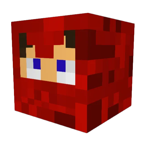 Titan7740 Minecraft avatar head, 3D render