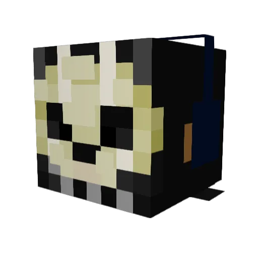 TitanAnyMe Minecraft avatar head, 3D render