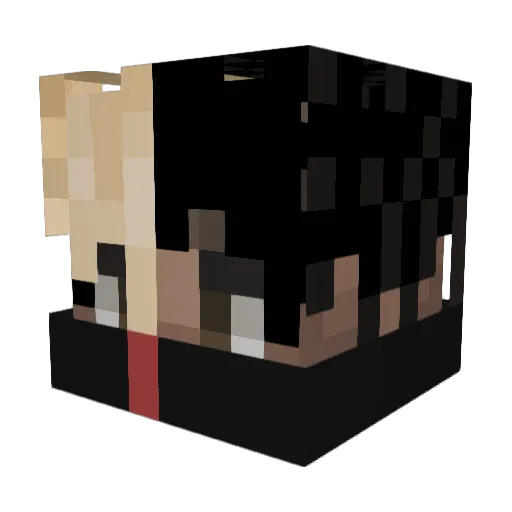 TitanBull Minecraft avatar head, 3D render