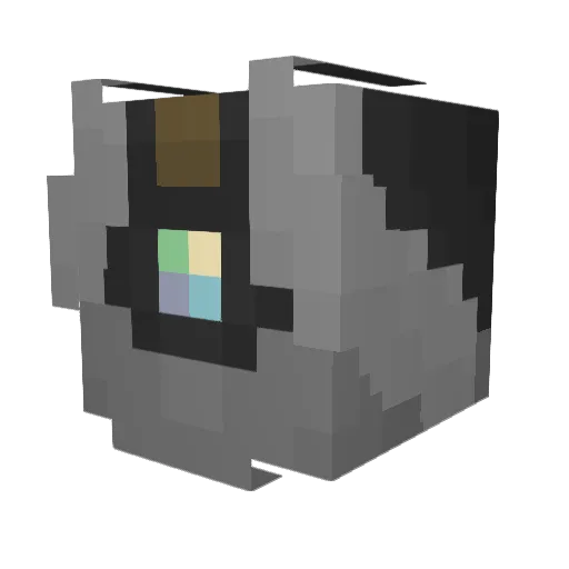 TitanClassLMAO Minecraft avatar head, 3D render