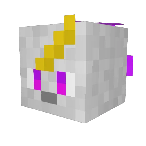 TitanHelix Minecraft avatar head, 3D render