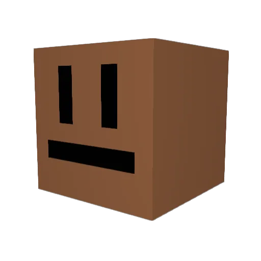 TitanHolos Minecraft avatar head, 3D render
