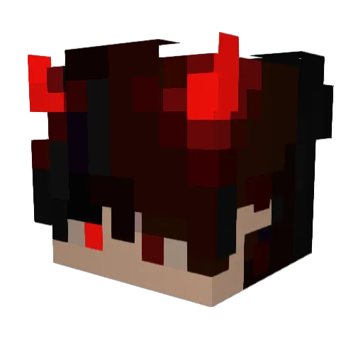 TitanLunaris Minecraft avatar head, 3D render