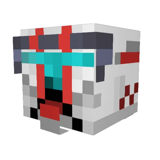 TitanMax78 Minecraft avatar head, 3D render