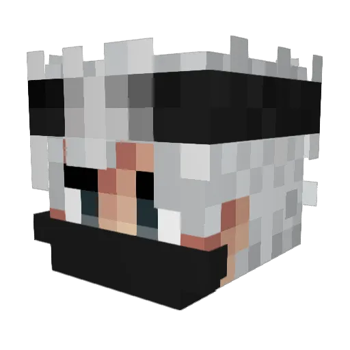 TitanTanner Minecraft avatar head, 3D render