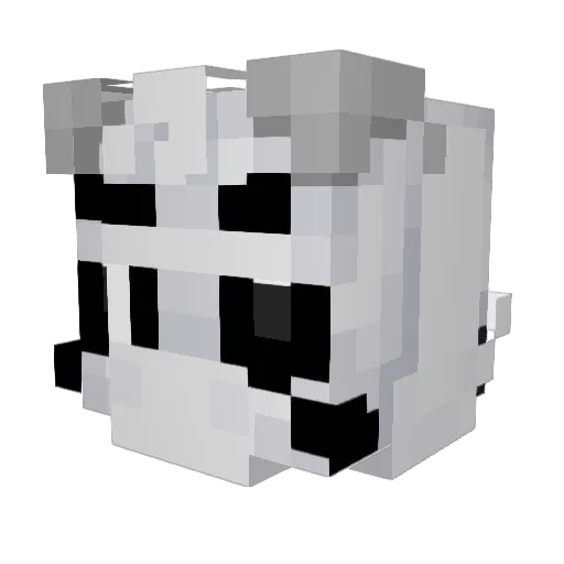 TitanTheFirst Minecraft avatar head, 3D render