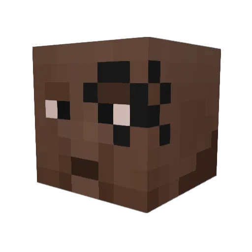 TitanWolf779 Minecraft avatar head, 3D render