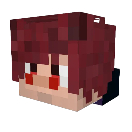 Titan_Kronos Minecraft avatar head, 3D render