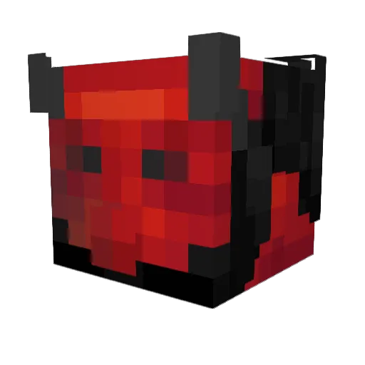 Titan_Rh Minecraft avatar head, 3D render