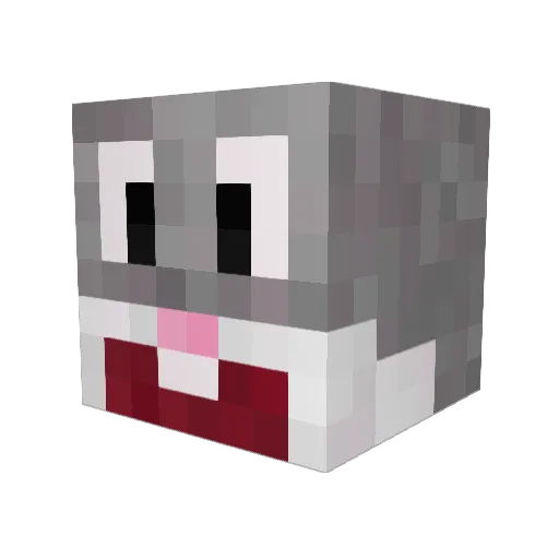 Titan_Superior Minecraft avatar head, 3D render