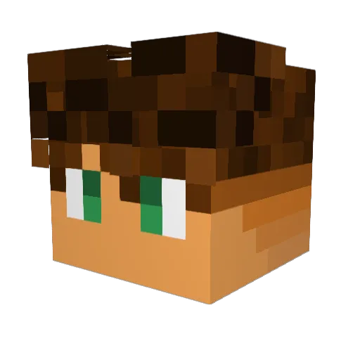 Titan_War78 Minecraft avatar head, 3D render