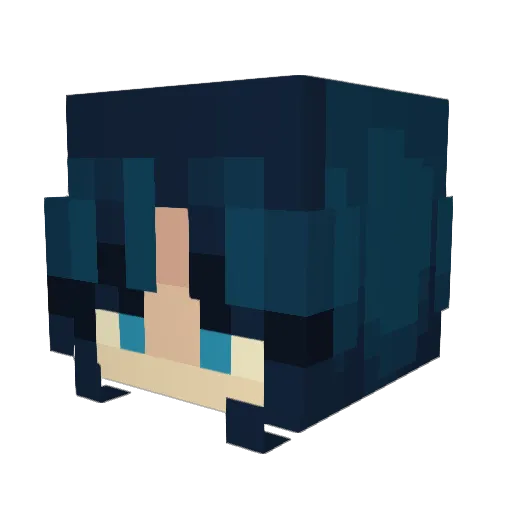 Titana2137 Minecraft avatar head, 3D render