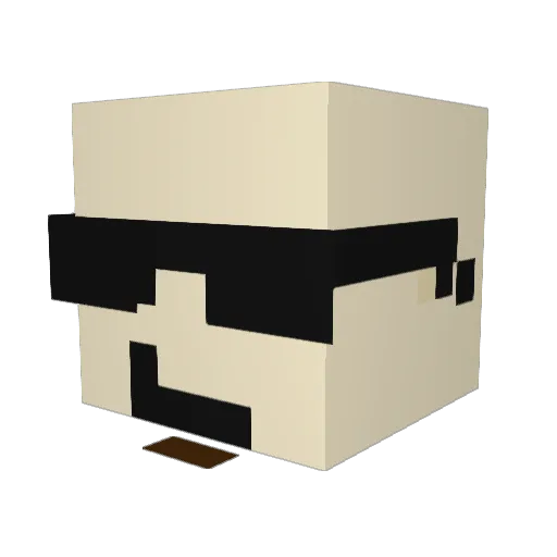 Titaniaa99 Minecraft avatar head, 3D render