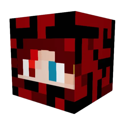 TitanicGizmo Minecraft avatar head, 3D render