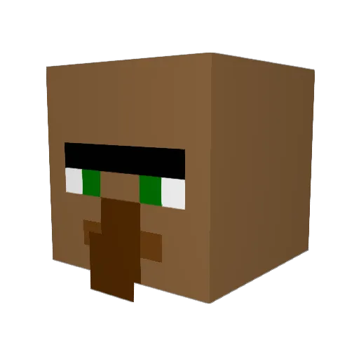 Titanic_Jack Minecraft avatar head, 3D render