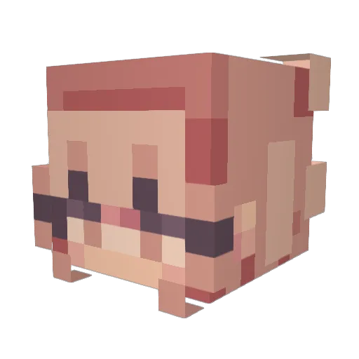 TitaniumSpider Minecraft avatar head, 3D render