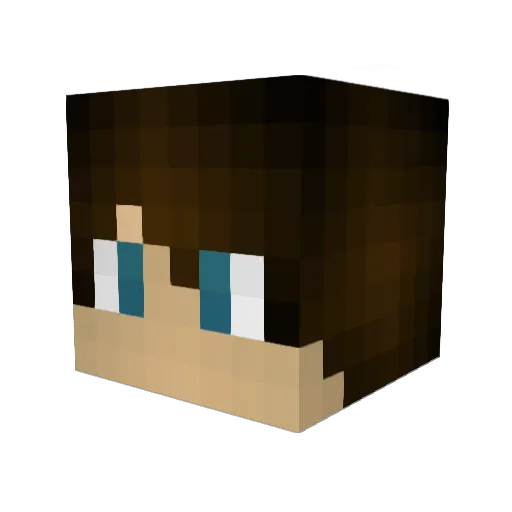 Titanium_Zephyr Minecraft avatar head, 3D render