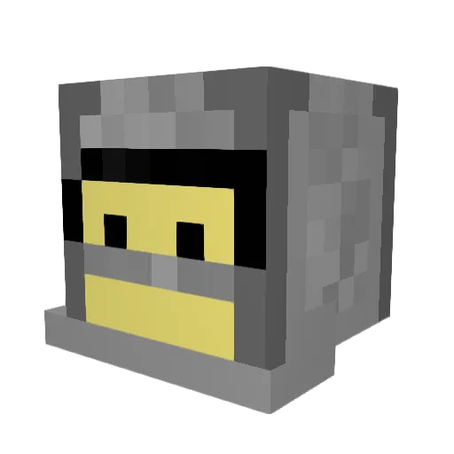 TitaniusAnglsmth Minecraft avatar head, 3D render