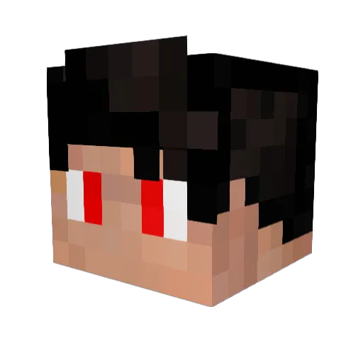 Titanix006 Minecraft avatar head, 3D render