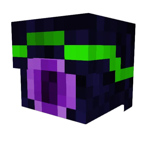 Titanportal Minecraft avatar head, 3D render