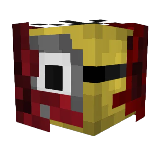 Titanrw8 Minecraft avatar head, 3D render