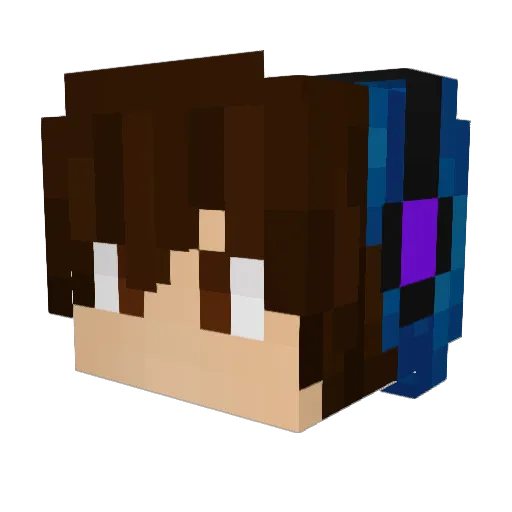 Titans1219 Minecraft avatar head, 3D render