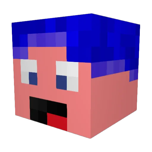 Titansfandrew9 Minecraft avatar head, 3D render